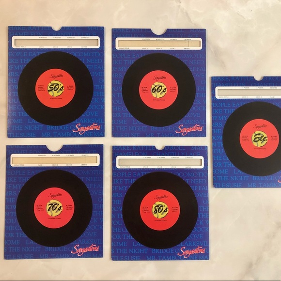 RARE Vintage 1988 Songsations Board Game Chieftain Products Mitkey 100% COMPLETE - Picture 9 of 12